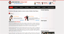 Desktop Screenshot of newventureindia.com